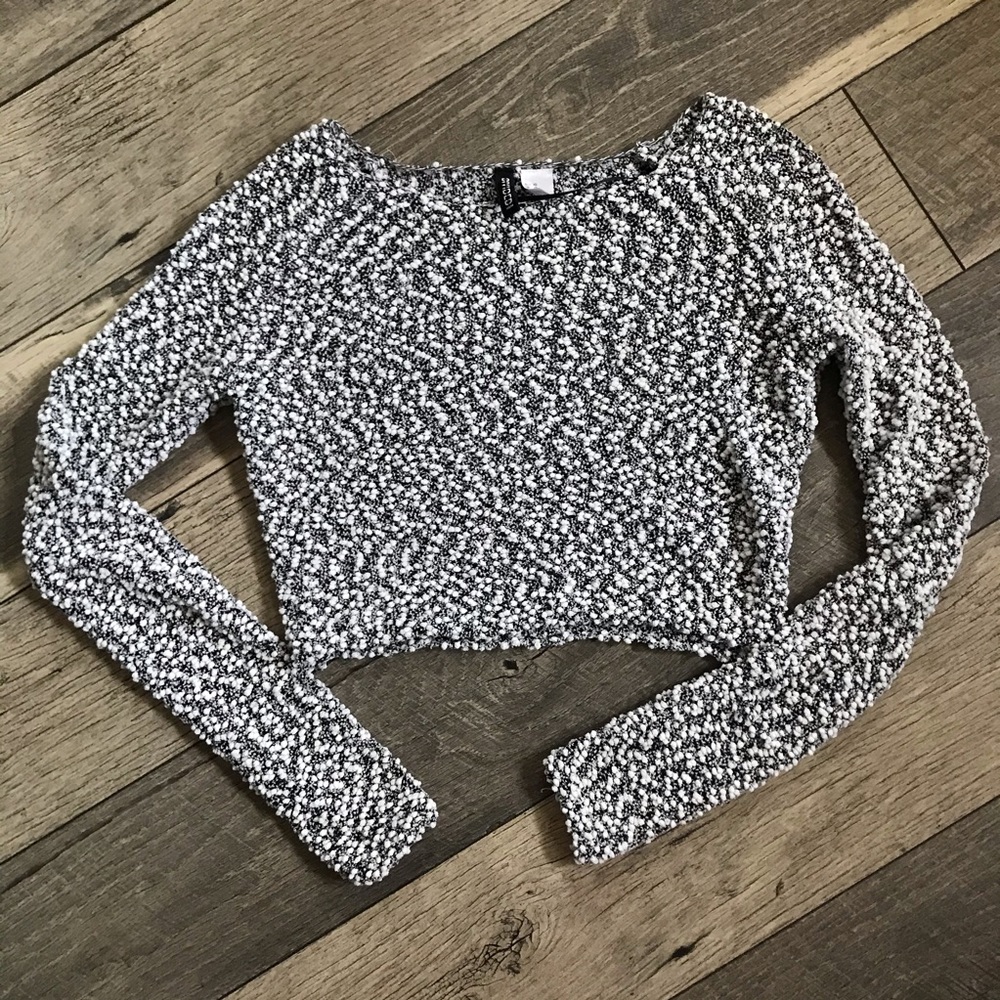 Fluffy crop top